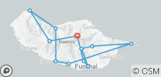  Madère à découvert : Une découverte de l\'île en 6 jours - 12 destinations 