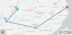  Signature: Southwest China from Shangri-La to Shanghai National Geographic - 8 destinations 