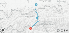  Traversée des Alpes de Tegernsee à Sterzing - individuel - 6 destinations 