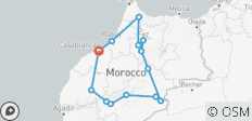  Itinerario de 7 días por Marruecos desde Casablanca - 14 destinos 