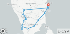  Explore the Timeless Highlights of Southern India - 16 destinations 