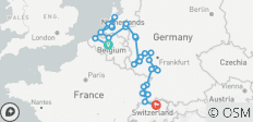  Romantique Rhin et Moselle avec Bruges 2027 - 18 jours (from Bruxelles to Zurich) - 29 destinations 