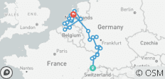  Rhine Highlights, Windmills, Tulips and Belgian Delights 2027 - 15 Days (from Basel to Amsterdam) - 28 destinations 
