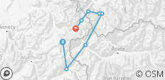  The Tour du Mont Blanc - comfort version (7 Days) - 8 destinations 
