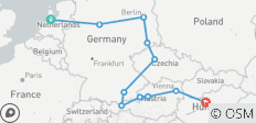  From Amsterdam to Budapest GO - 11 destinations 