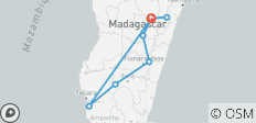 Escapade de 13 jours à Madagascar (faune et plage tropicale) - 8 destinations 