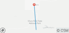  Uluru en Kata Tjuta hoogtepunten (Standaard met B B Q, korte pauze) (van Uluru naar Yulara) - 2 bestemmingen 