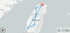  Circuit découverte de Taïwan : Circuit de 8 jours : TSMC, Alishan et la côte nord - 6 destinations 
