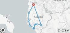  Randonnée et exploration de la Riviera albanaise en 9 jours - 11 destinations 