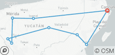  4 Days in Mexico – Mayan Expeditions III: Temples, Legends &amp; Colonial Charm - 9 destinations 