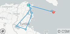  Tunisie &amp; Malte Premium 13 nuits | 14 jours - 16 destinations 