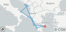  Adriatic Odyssey from Athens - 10 days - 9 destinations 