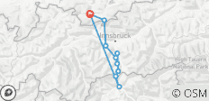  Begeleide Alpenoversteek van Garmisch naar Sterzing - 10 bestemmingen 