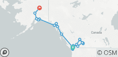  Aventure dans les Rocheuses et en Alaska Vancouver → Fairbanks (2027) - 24 destinations 