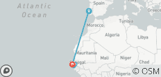  9-TÄGIGE TOUR DURCH PORTUGAL &amp; SENEGAL - 18 Destinationen 