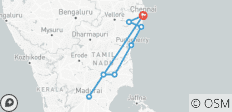  Tamil Nadu Heritage &amp; Temple Trails von G Experiences - 8 Destinationen 