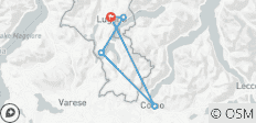  Randonnée en étoile Lago di Lugano (6 jours) - 5 destinations 