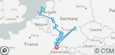  Amsterdam &amp; Jewels of the Rhine 2027 - 10 Days (18 destinations) - 18 destinations 