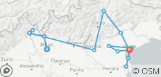  Cruise &amp; Tour: Savor Northern Italy (2027, Milan to Venice) - 22 destinations 