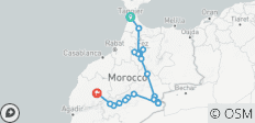 12 Days Morocco Honeymoon Tour From Tangier For Couples And New-Married Spouses. - 19 destinations 