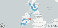  Rêve écossais et irlandais - 14 jours/13 nuits (27 destinations) - 27 destinations 