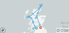  Schottische Inseln &amp; Glens - 13 Tage (21 Destinationen) - 21 Destinationen 
