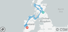  Scots Irish Tour - 11 Days/10 Nights - 22 destinations 