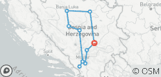  Bosnien. Ganzjährige Entdeckungstour in 7 Tagen ab Sarajevo. Abseits der ausgetretenen Pfade: Unberührte Natur, tiefe Geschichte und authentische Erlebnisse. Das Osmanische Reich und das österreichisch-ungarische Erbe. Entfliehen Sie den Menschenmas… - 11 Destinationen 