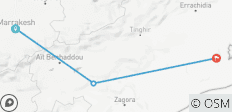  Circuit de 3 jours de Marrakech à l\'Erg Chegaga via la vallée du Draa - 3 destinations 