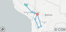  13 dagen van Machu Picchu naar salar de Uyuni: Andesavontuur tussen Peru en Bolivia - 9 bestemmingen 