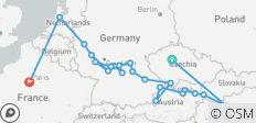 Prag nach Paris &amp; Weihnachtsmärkte in Europa 2027 - 21 Tage (von Prag bis Paris) - 22 Destinationen 