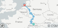  Vroeg Seizoen op de Rijn 2027 - 8 Dagen (van Zurich naar Amsterdam) - 17 bestemmingen 