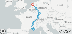  Ontdek de rivieren Rijn &amp; Rhône 2027 - 15 Dagen (van Marseille naar Amsterdam) - 17 bestemmingen 