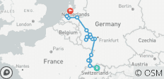  Castillos del Rin y Viñedos del Mosela con Amsterdam 2027 - 13 Días (from Zúrich to Amsterdam) - 16 destinos 