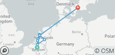  Belgisch &amp; Hollands genieten met Kopenhagen 2027 - 14 Dagen (van Brussel naar Kopenhagen) - 9 bestemmingen 