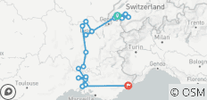  Sensations of Lyon and Provence with Swiss Mountains 2027 - 12 Days (from Lausanne to Nice) - 24 destinations 
