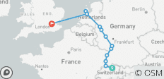  Jewels of the Rhine &amp; London 2027 - 11 Days (from Zurich to London) - 13 destinations 