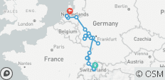  Suiza y Castillos del Rin y Viñedos del Mosela con Ámsterdam - 21 destinos 