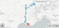  Zwitserse bergen met sensaties van Lyon en de Provence 2027 - 8 bestemmingen 