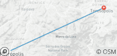  La icónica ruta Petrópolis-Teresópolis de Brasil - Expedición de montaña de 3 días en grupo reducido - 2 destinos 