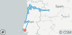  Douro Höhepunkte: Porto, Salamanca &amp; das Weintal &amp; Lissabon - 23 Destinationen 