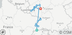  Châteaux et vignobles du Rhin et de la Moselle 2027 – 8 jours (de Bâle à Mayence) - 17 destinations 