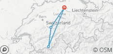  7 Tage Schweiz Tour (Zürich, Interlaken und Zermatt) - 4 Destinationen 
