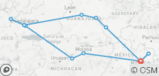 Voyage culturel de 8 jours dans le centre du Mexique - 13 destinations 