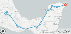  Mexique : Civilisations anciennes et trésors coloniaux - Voyage culturel de 12 jours - 17 destinations 