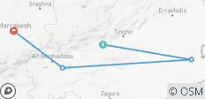  5 Tage Wüstentour von Marrakech nach Merzouga - 4 Destinationen 