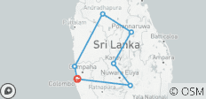  Silvester in Sri Lanka (15 Tage) - 7 Destinationen 