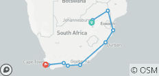  Nochevieja en Sudáfrica (16 días) - 10 destinos 