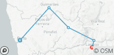  Vom Atlantik ins Douro-Tal PREMIUM (7 Tage) - 5 Destinationen 