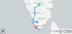  Südindien Wunderpfade von G Experiences - 12 Destinationen 
